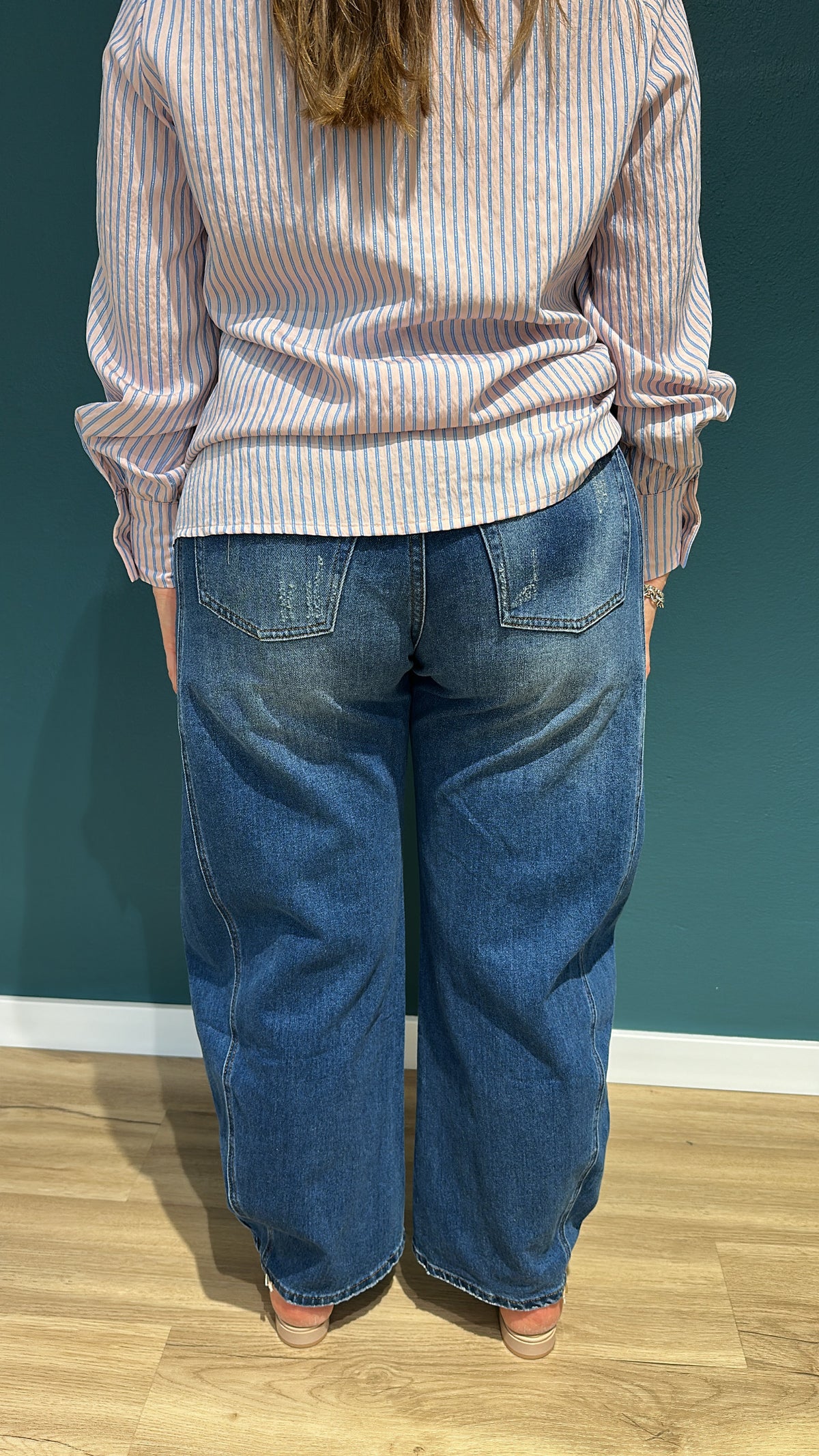 JEANS VANITY BALLOON - DENIM CHIARO