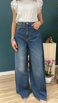 JEANS CON SPACCO LATERALE - DENIM - MEME ROAD