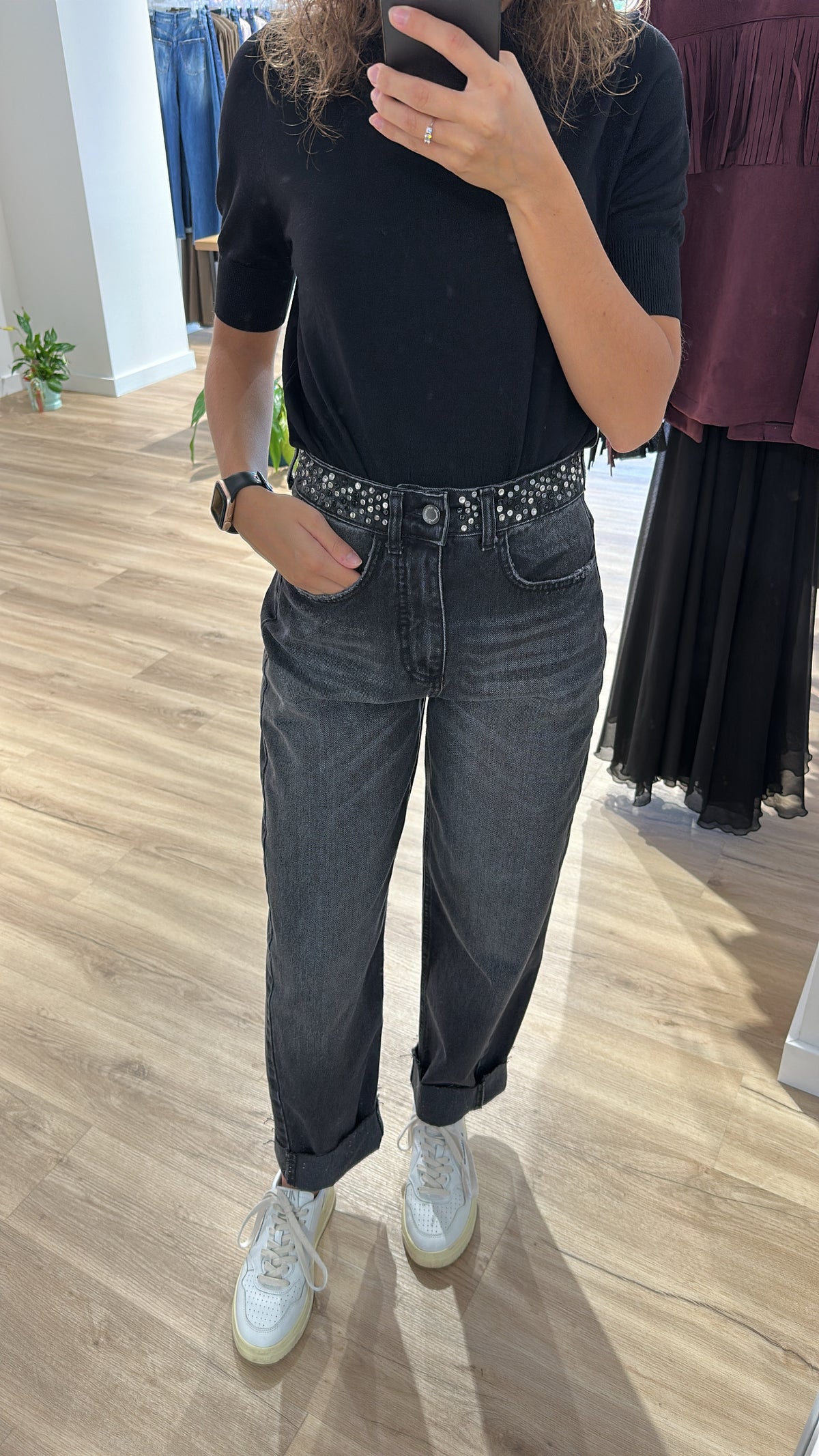 JEANS OCEANIA - NERO DELAVE' - SOUVENIR