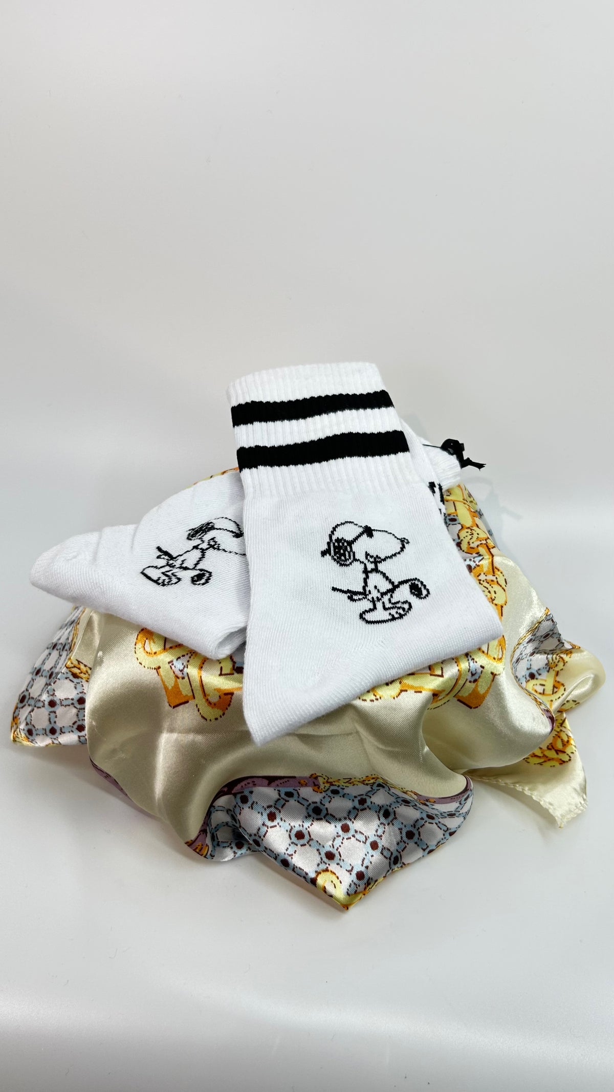 CALZINI SNOOPY - BIANCO E NERO - SOUVENIR
