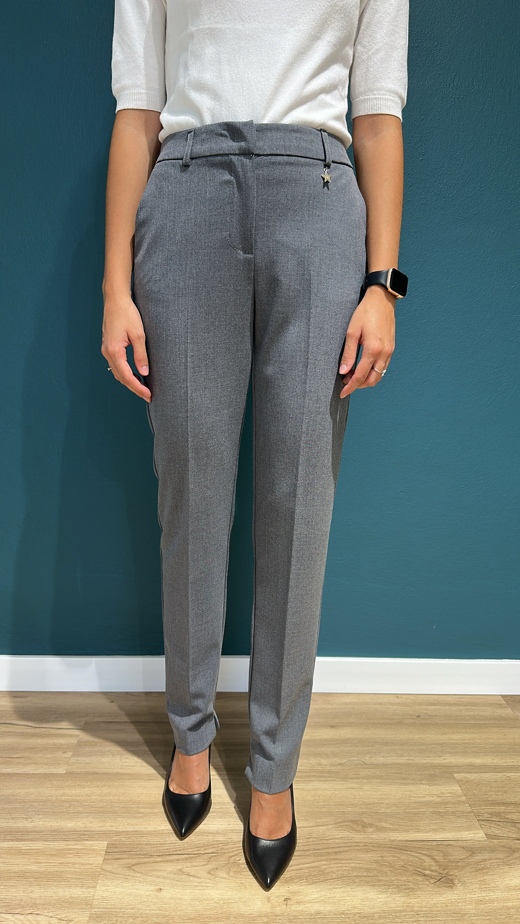 PANTALONE ANNA - GRIGIO - SOUVENIR