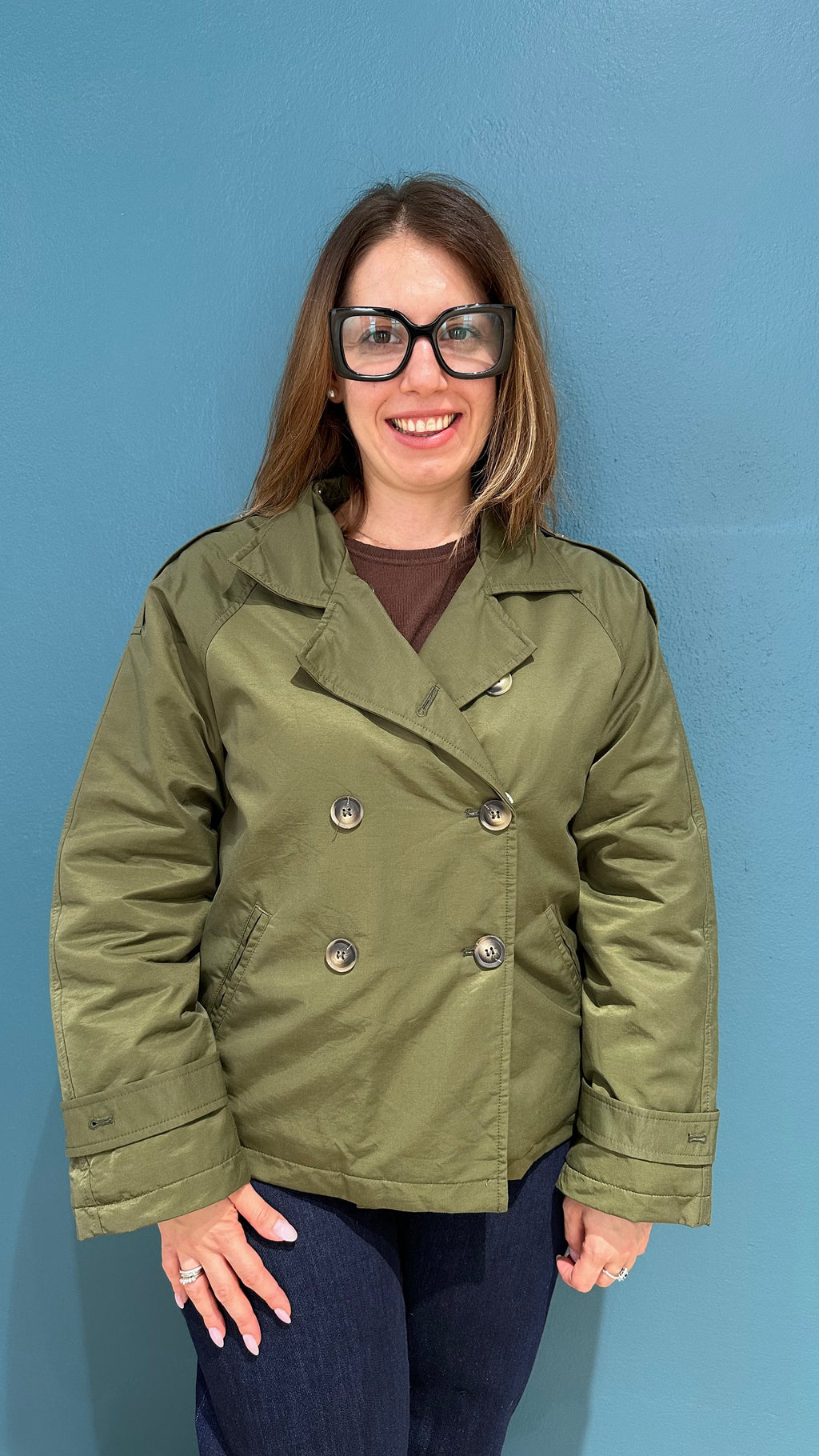 TRENCH ASIAGO - VERDE MILITARE - FEDERICA P.