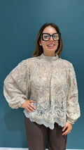 BLUSA SHARON - CHAMPAGNE - SOUVENIR - LIMITED EDITION