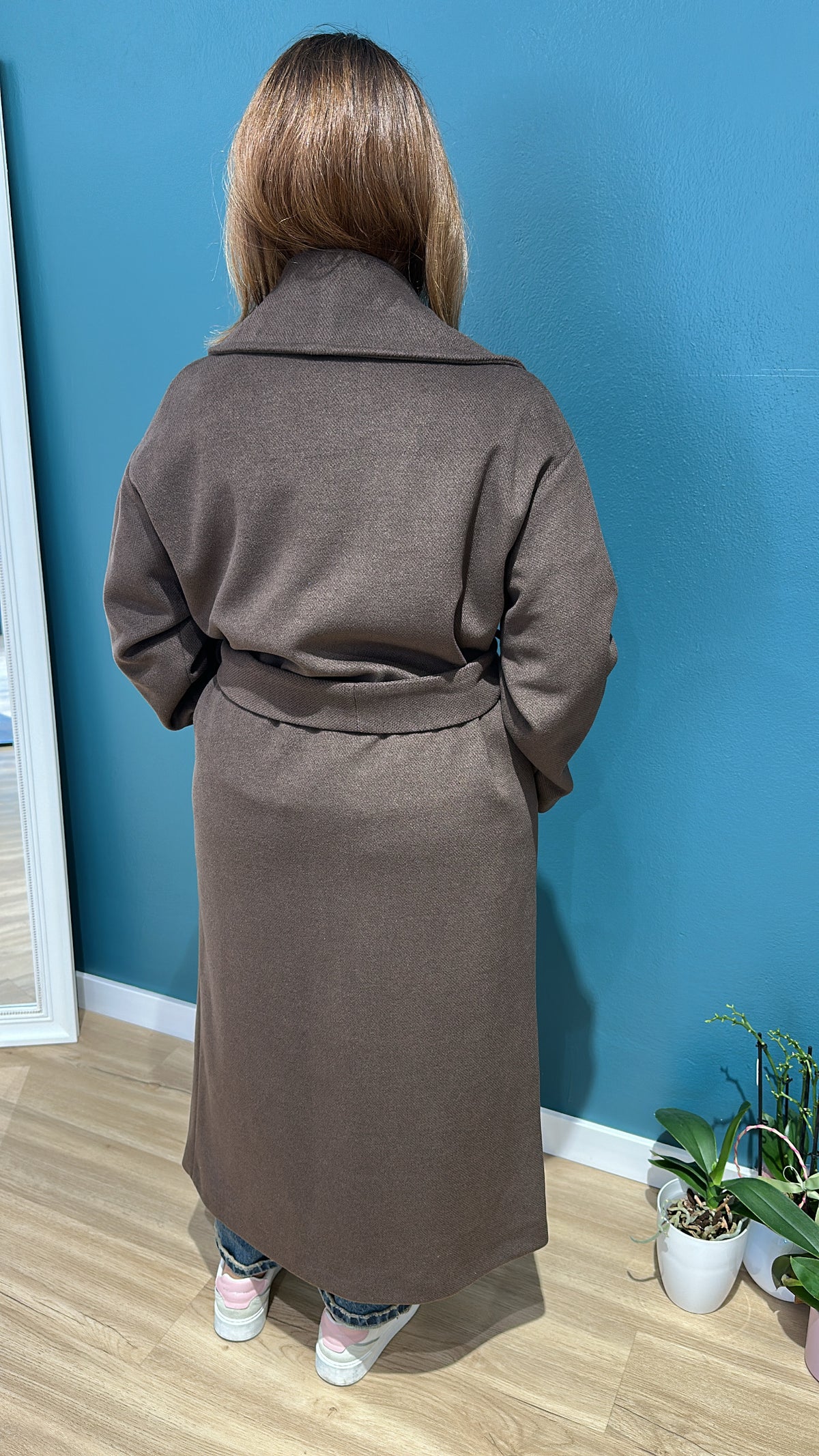 CAPPOTTO A VESTAGLIA - CIOCCOLATO - SOUVENIR