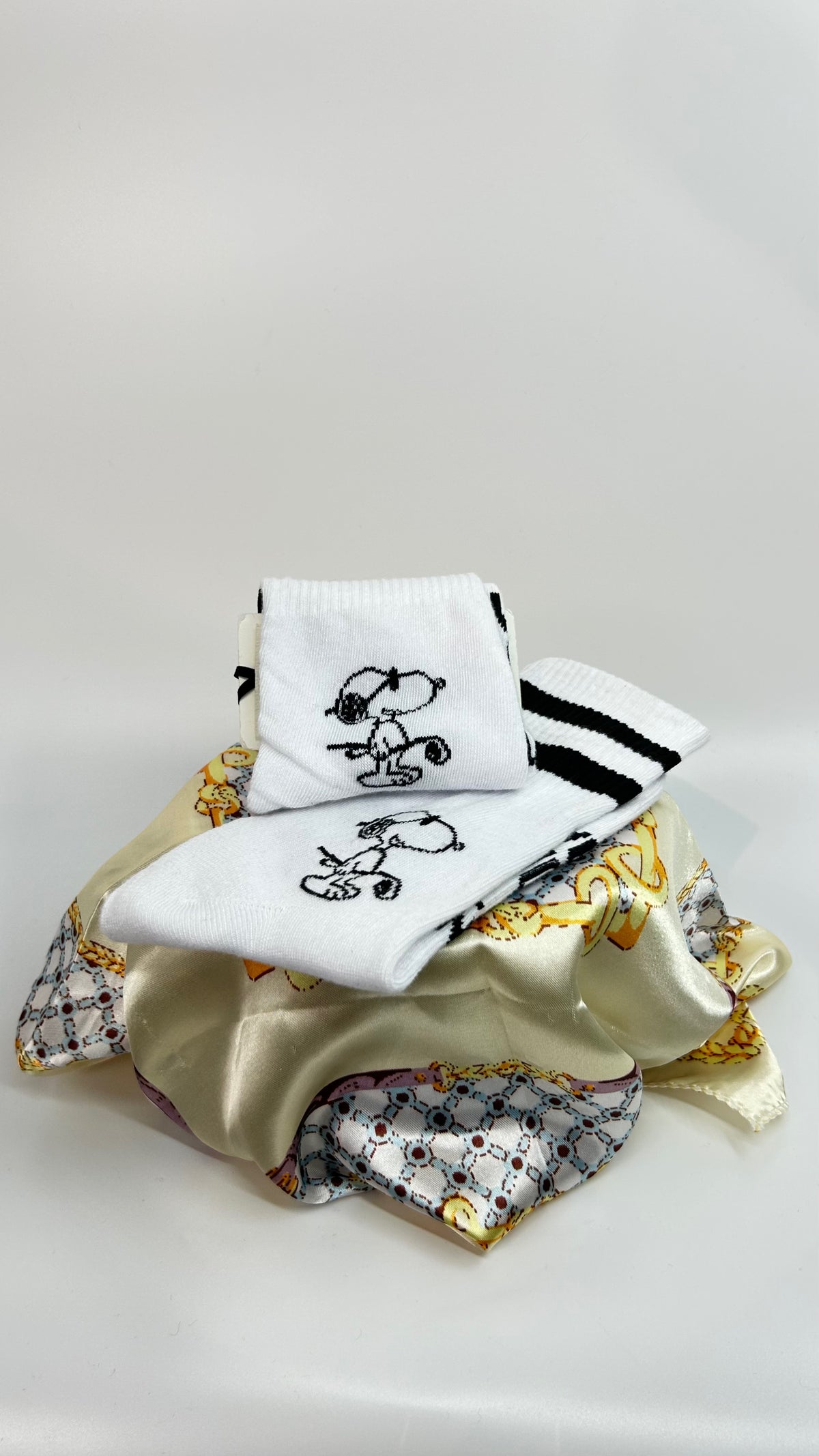 CALZINI SNOOPY - BIANCO E NERO - SOUVENIR