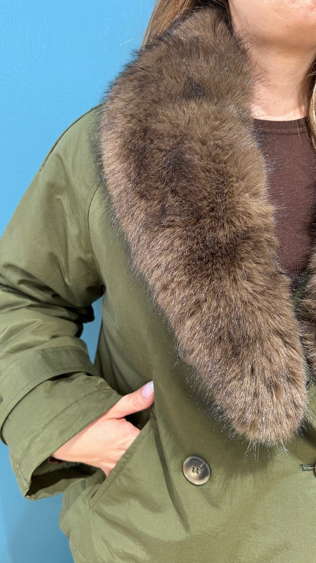 TRENCH ASIAGO - VERDE MILITARE - FEDERICA P.