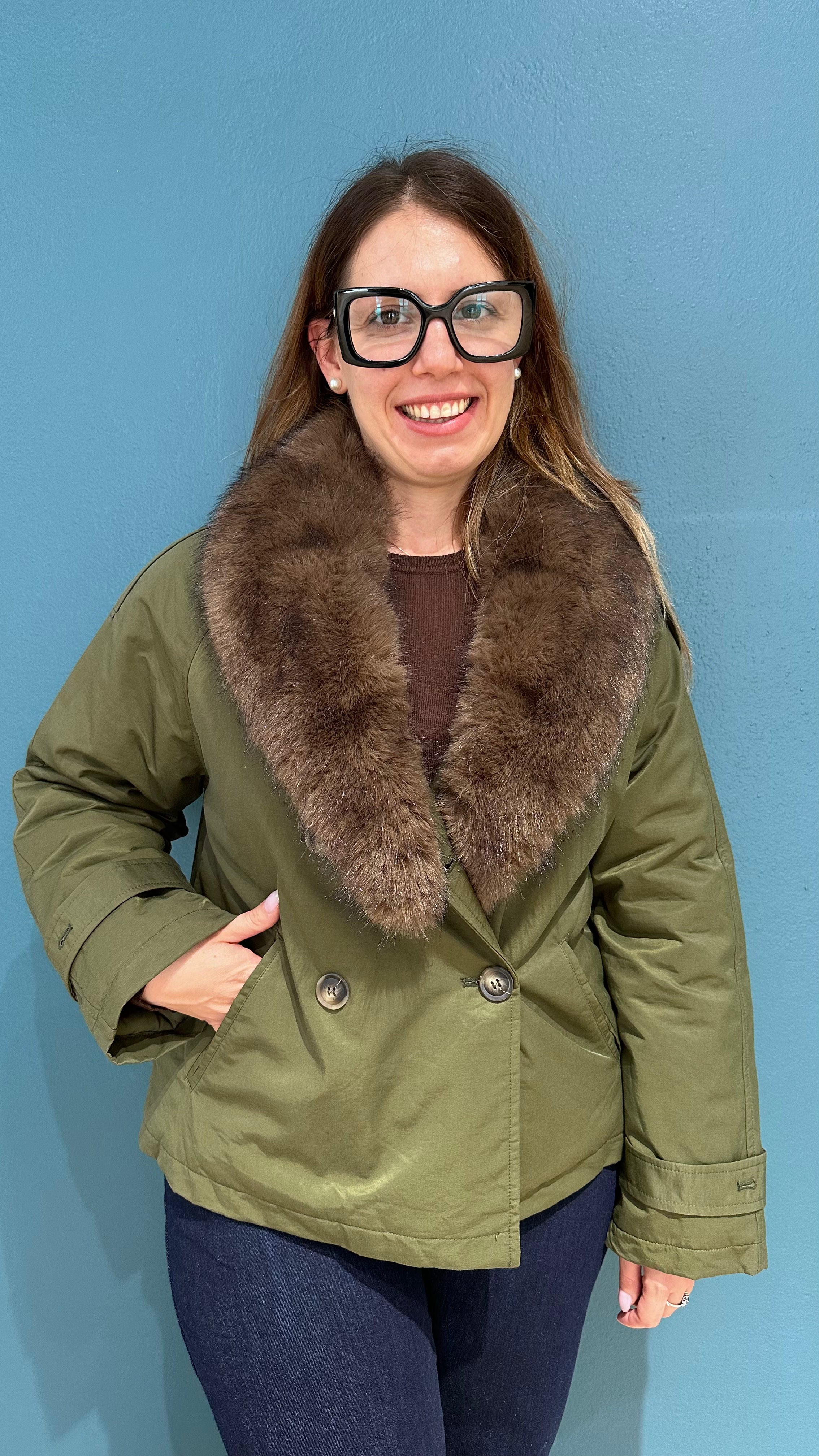 TRENCH ASIAGO - VERDE MILITARE - FEDERICA P.