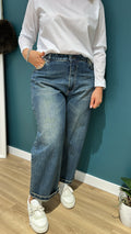 JEANS MILLY - DENIM MEDIO/SABBIATO - SOUVENIR