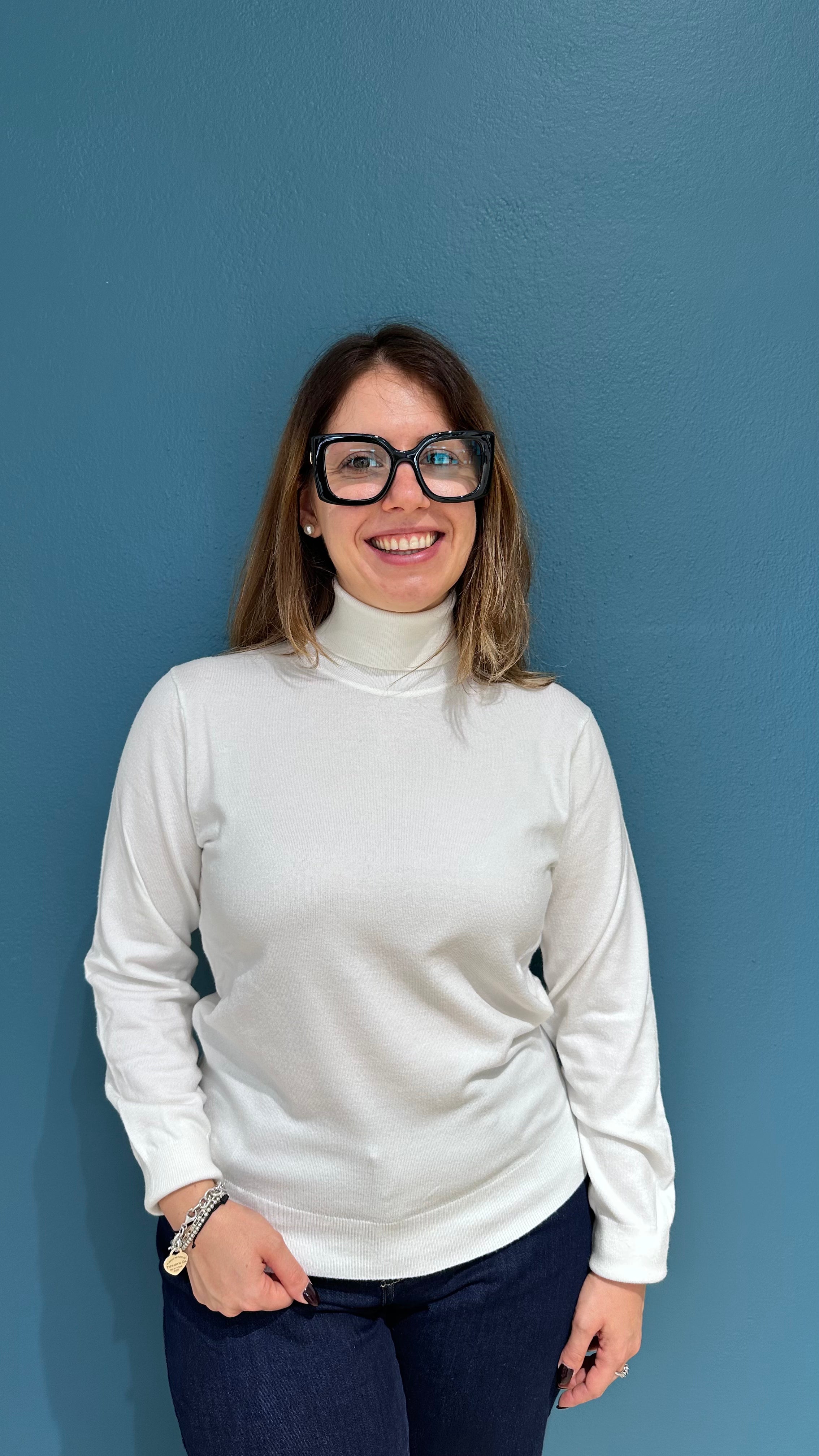 DOLCEVITA BASIC MANICA LUNGA - LATTE