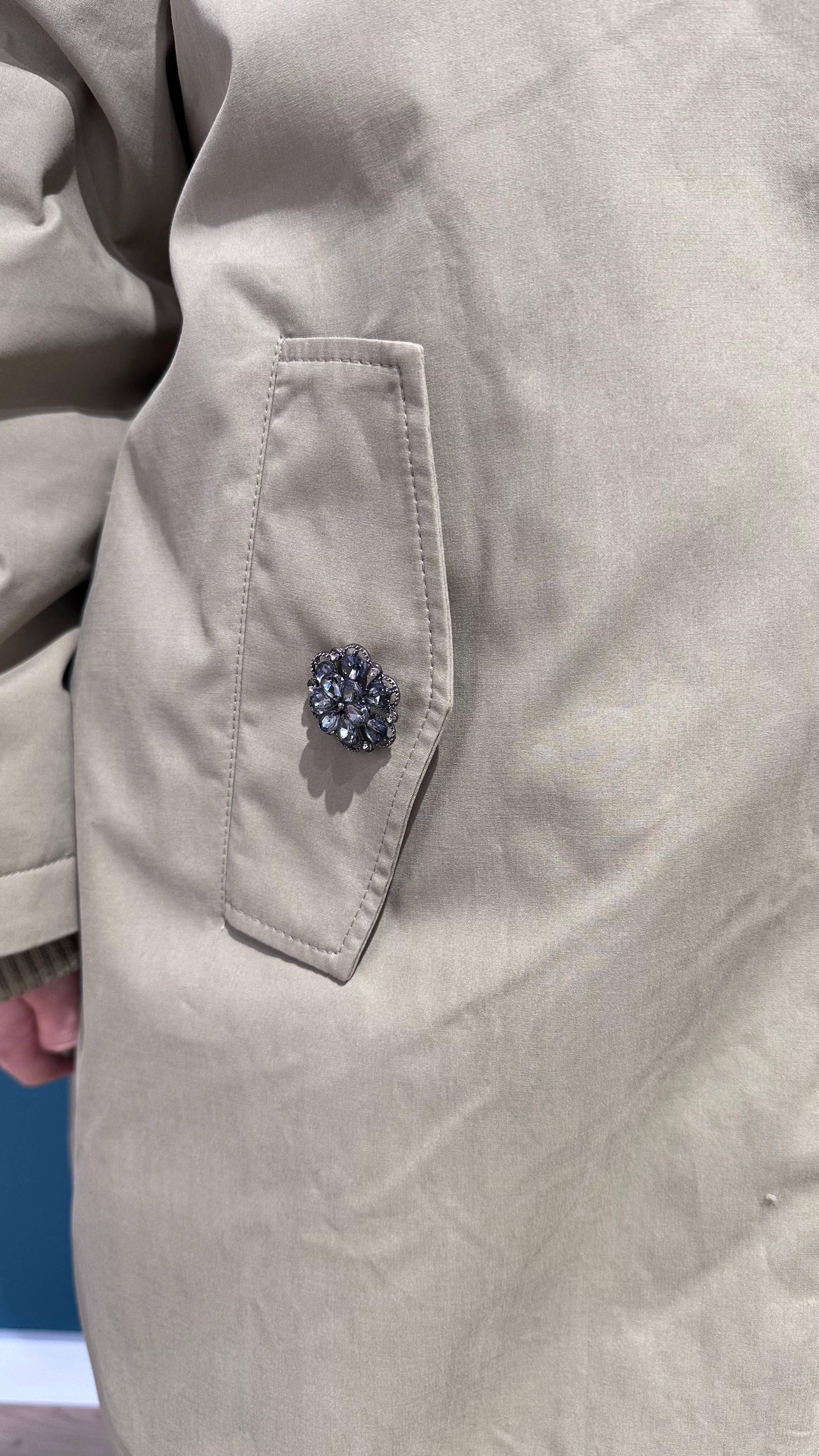 PARKA ICONICO - VERDE CON INTERNO IN ECOPELLICCIA - SOUVENIR