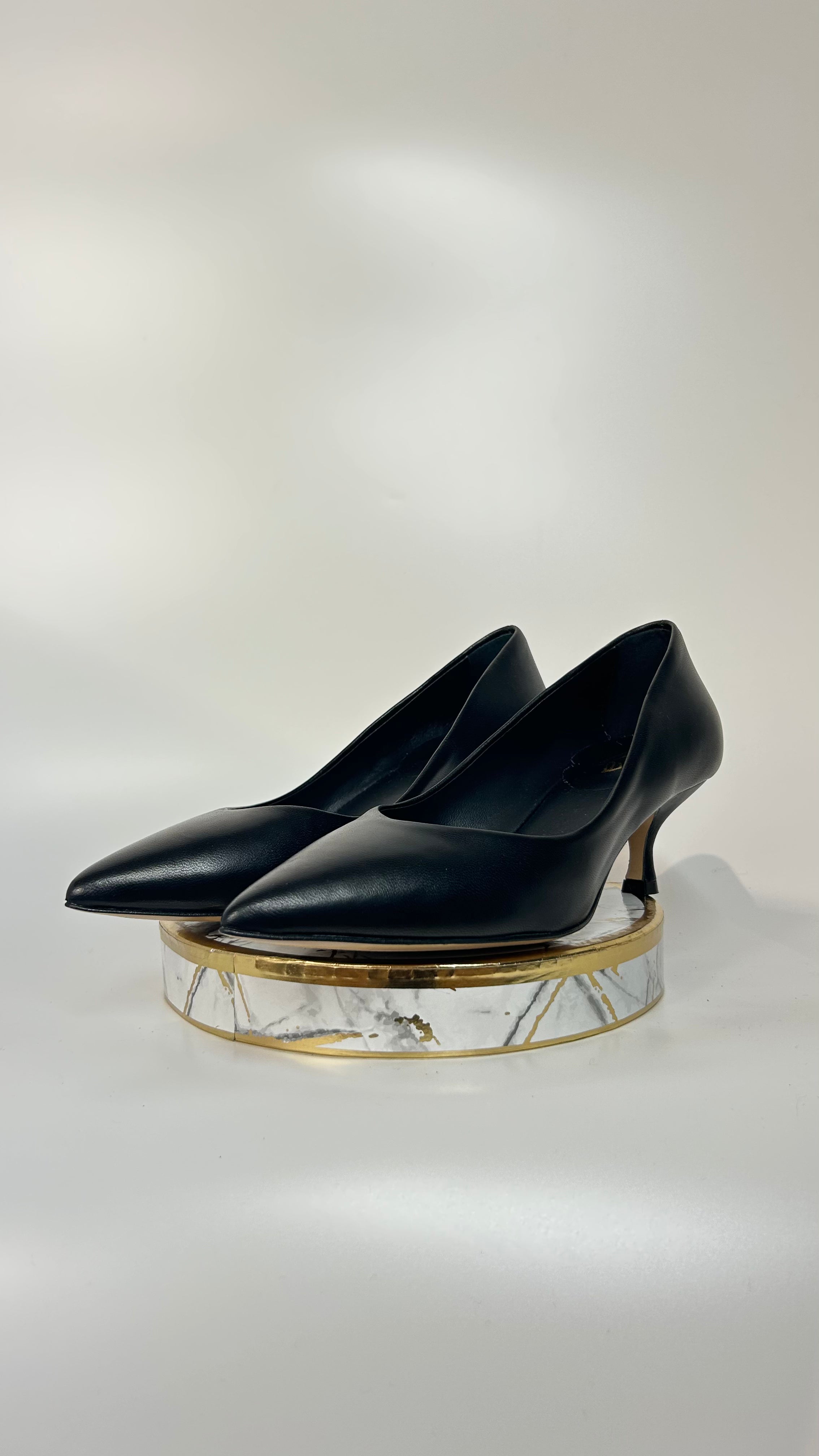DÉCOLLETÉ ICONICA - NERO - TACCO 5CM - VERA PELLE - LATIKA