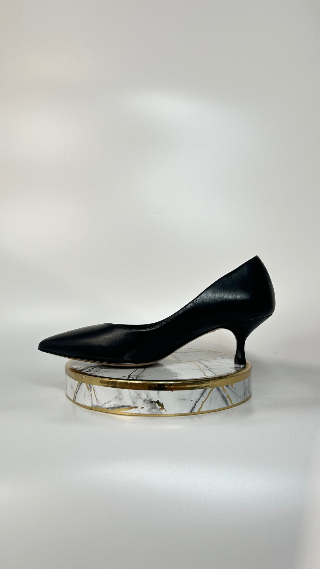 DÉCOLLETÉ ICONICA - NERO - TACCO 5CM - VERA PELLE - LATIKA