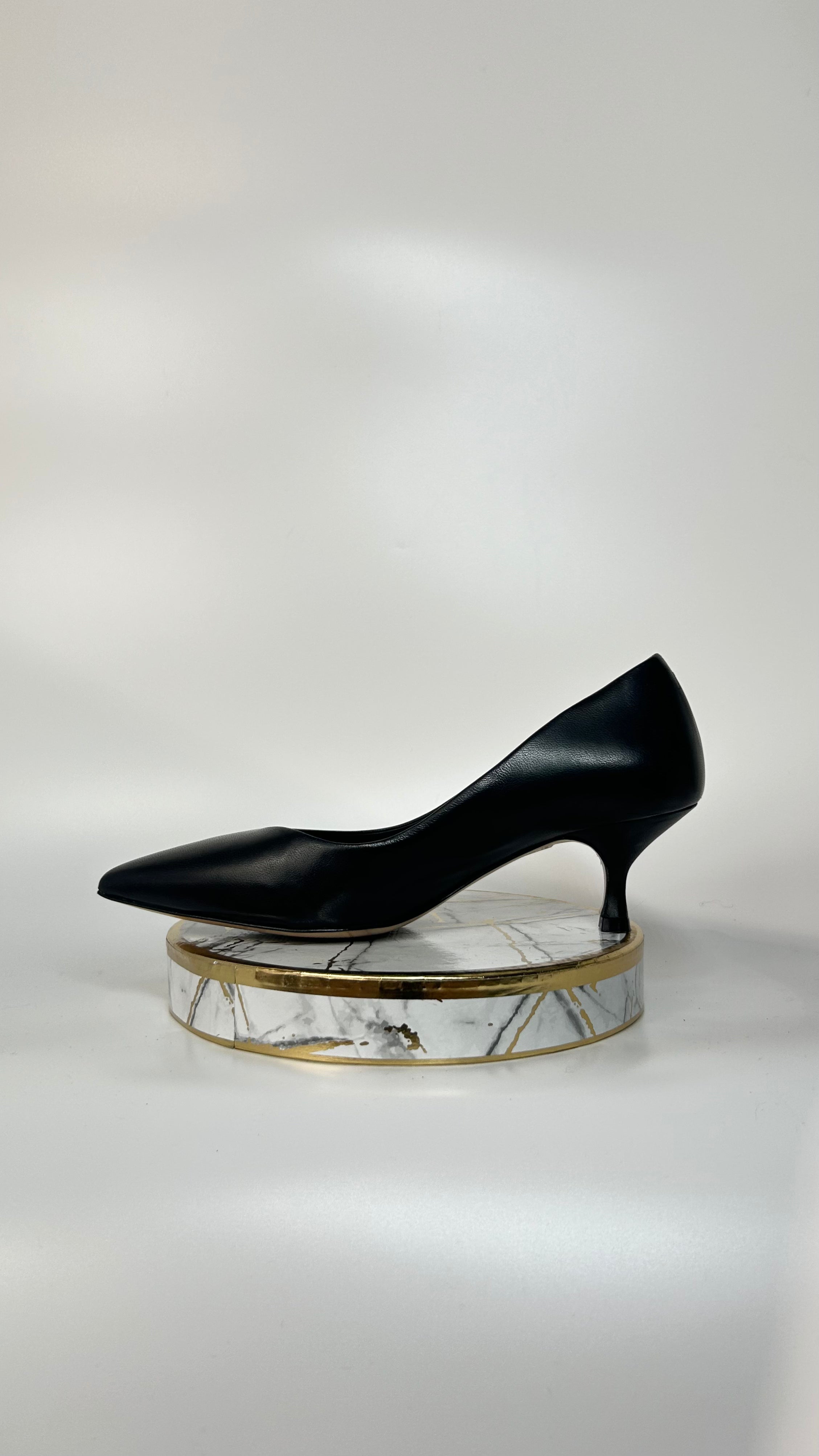 DÉCOLLETÉ ICONICA - NERO - TACCO 5CM - VERA PELLE - LATIKA