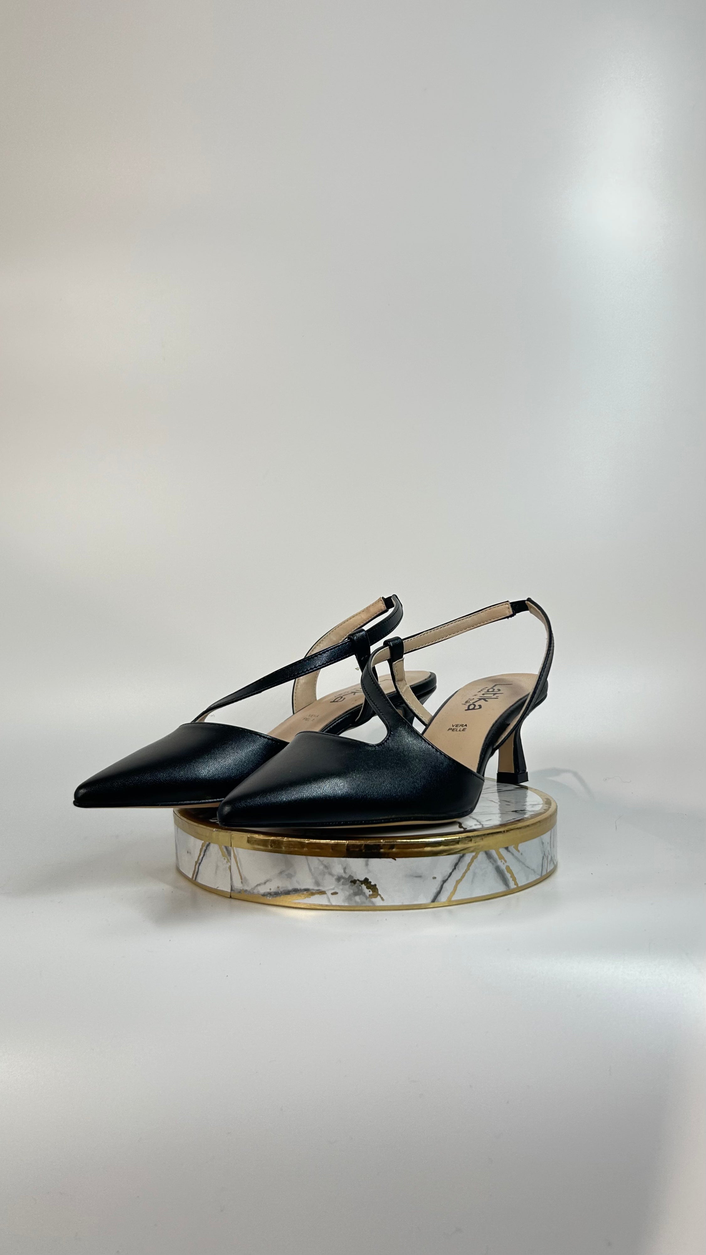 SLINGBACK ELEONORA - NERO - TACCO 5CM