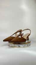 SLINGBACK ELEONORA - CUOIO - TACCO 5CM