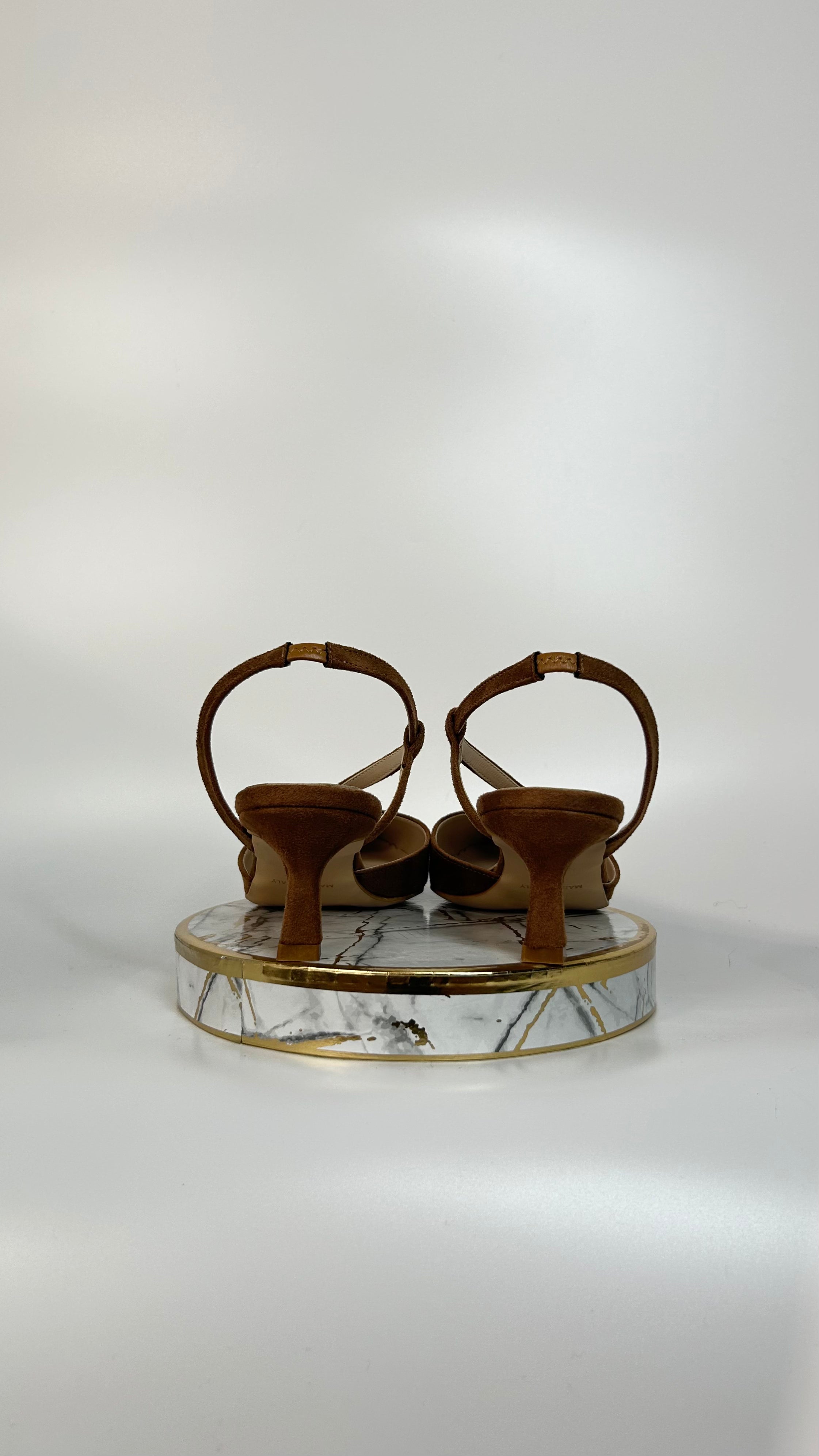 SLINGBACK ELEONORA - CUOIO - TACCO 5CM