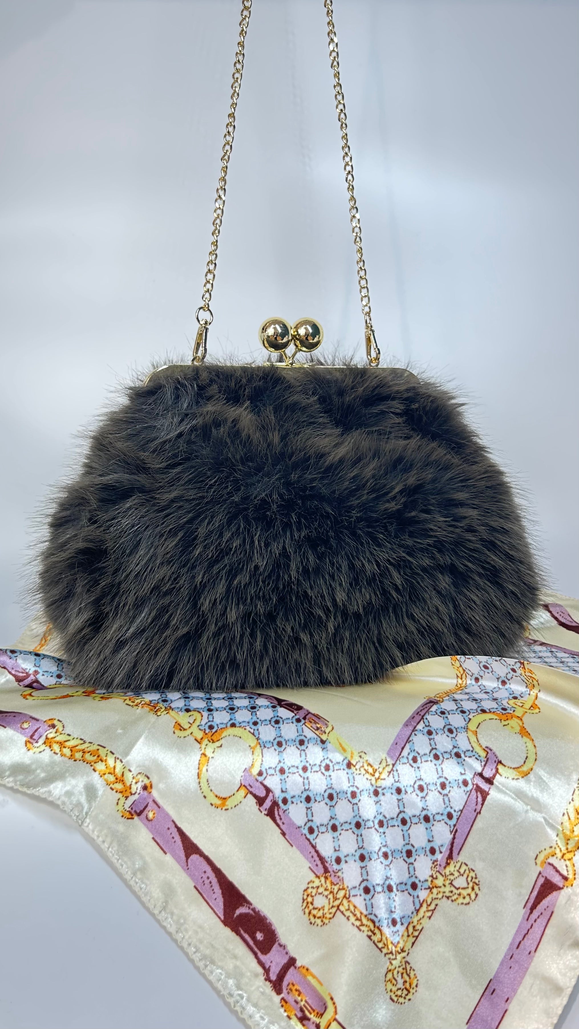 BORSA/CLUTCH IN ECOPELLICCIA - CIOCCOLATO - SOUVENIR - LIMITED EDITION